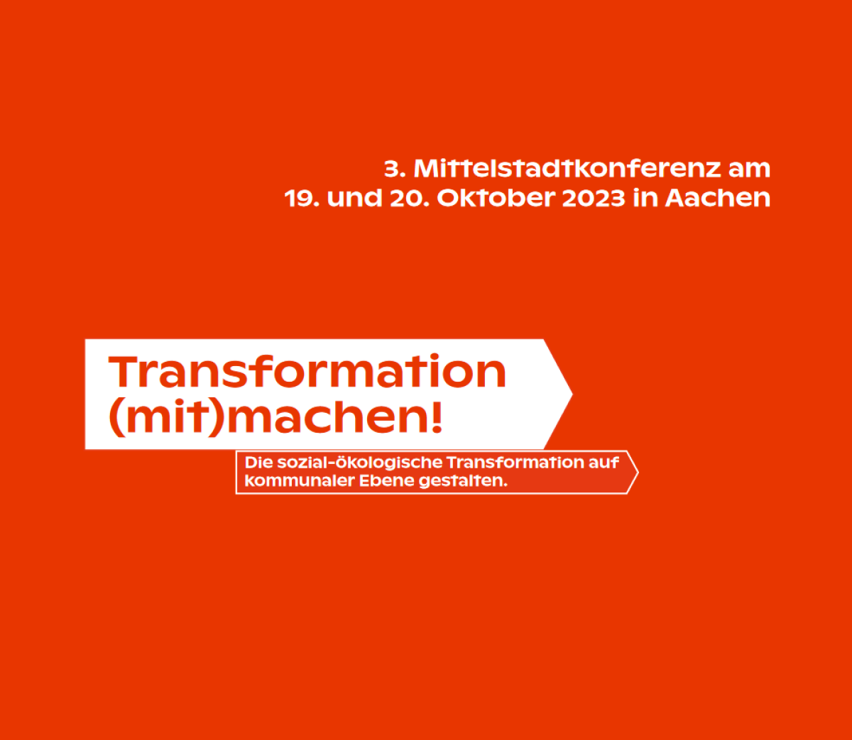 Transformation (mit)machen! Die sozial-ökologische Transformation auf kommunaler Ebene gestalten